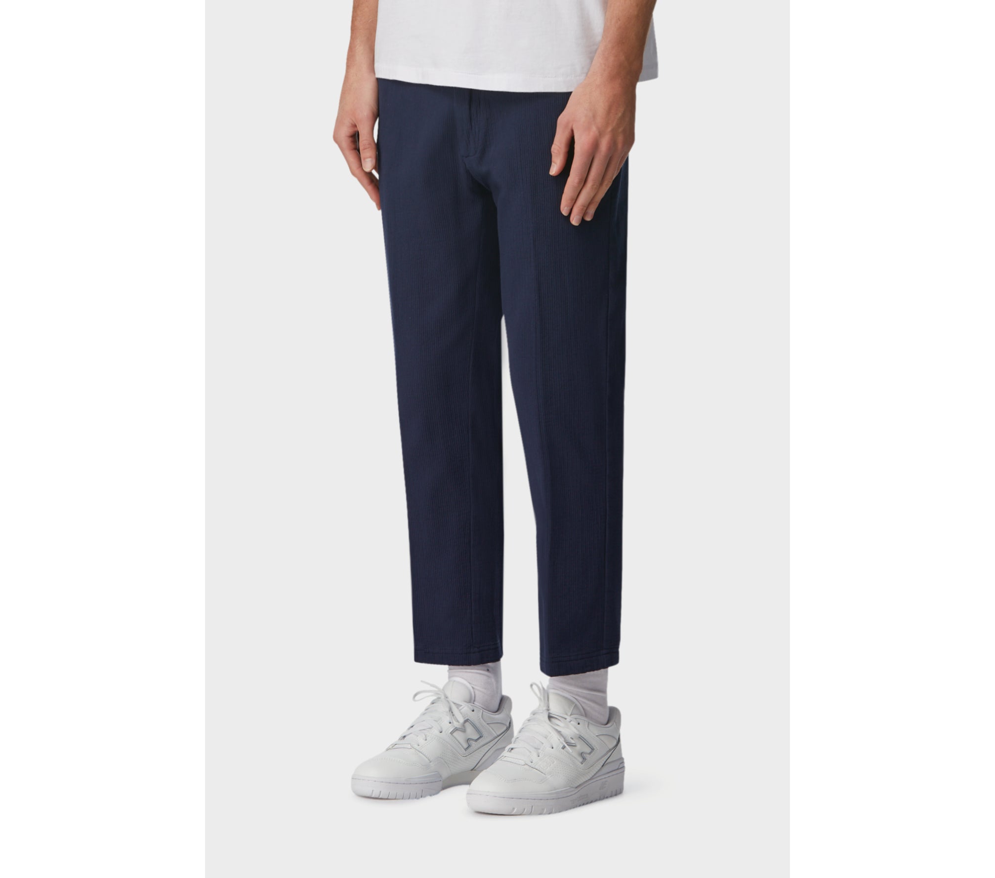 Textured Slim Kobe Pant - Navy