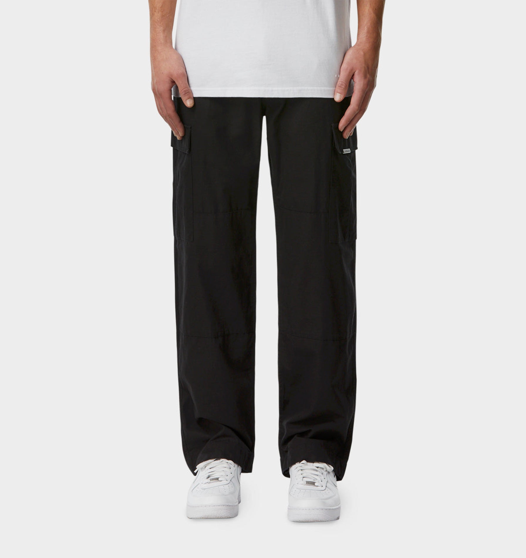 Straight Cargo Pant - Black