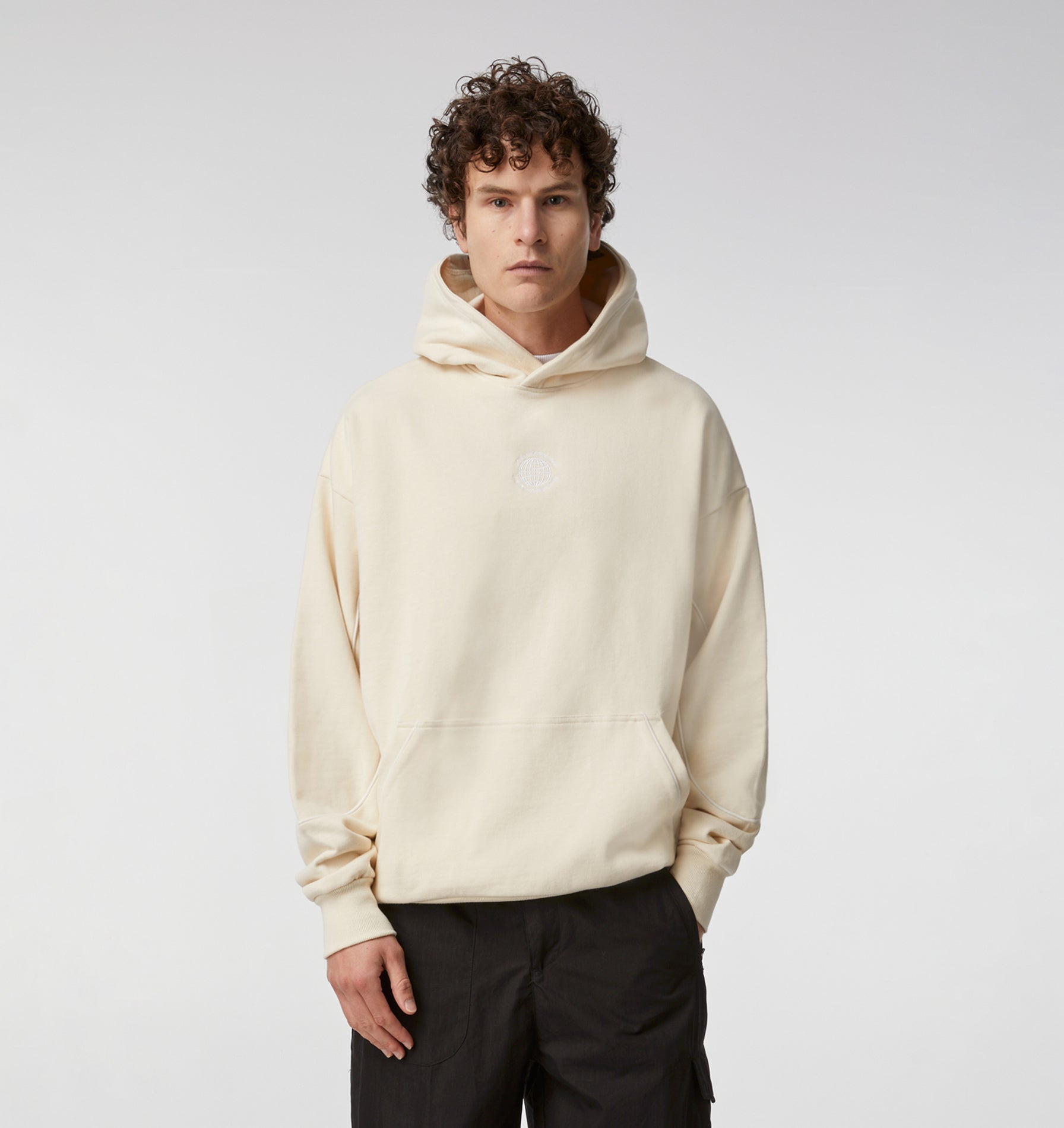 Piped Box Hood - Off White