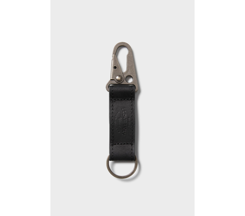 Leather keychain sale with clip