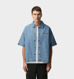 Kai Denim SS Shirt - Faded Blue