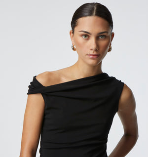 Piper Twist Top - Black