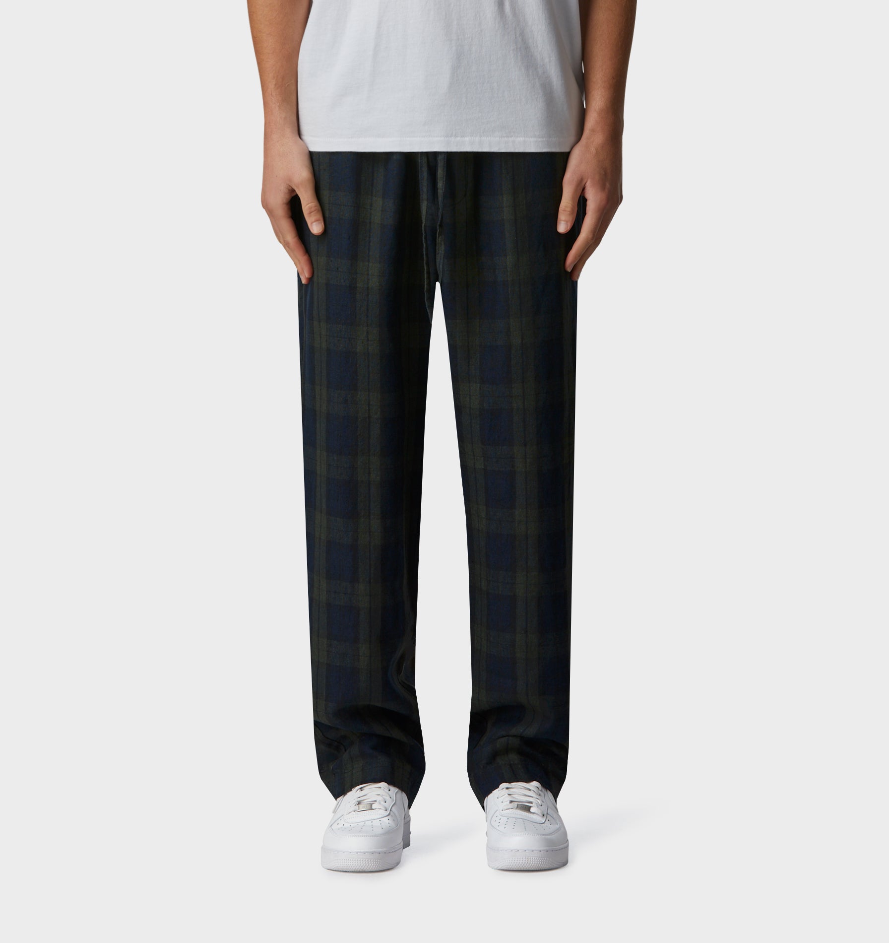 Cooper Linen Pant - Black Watch Tartan