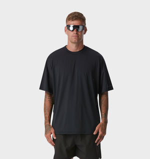 Logo Active Box Tee - Black