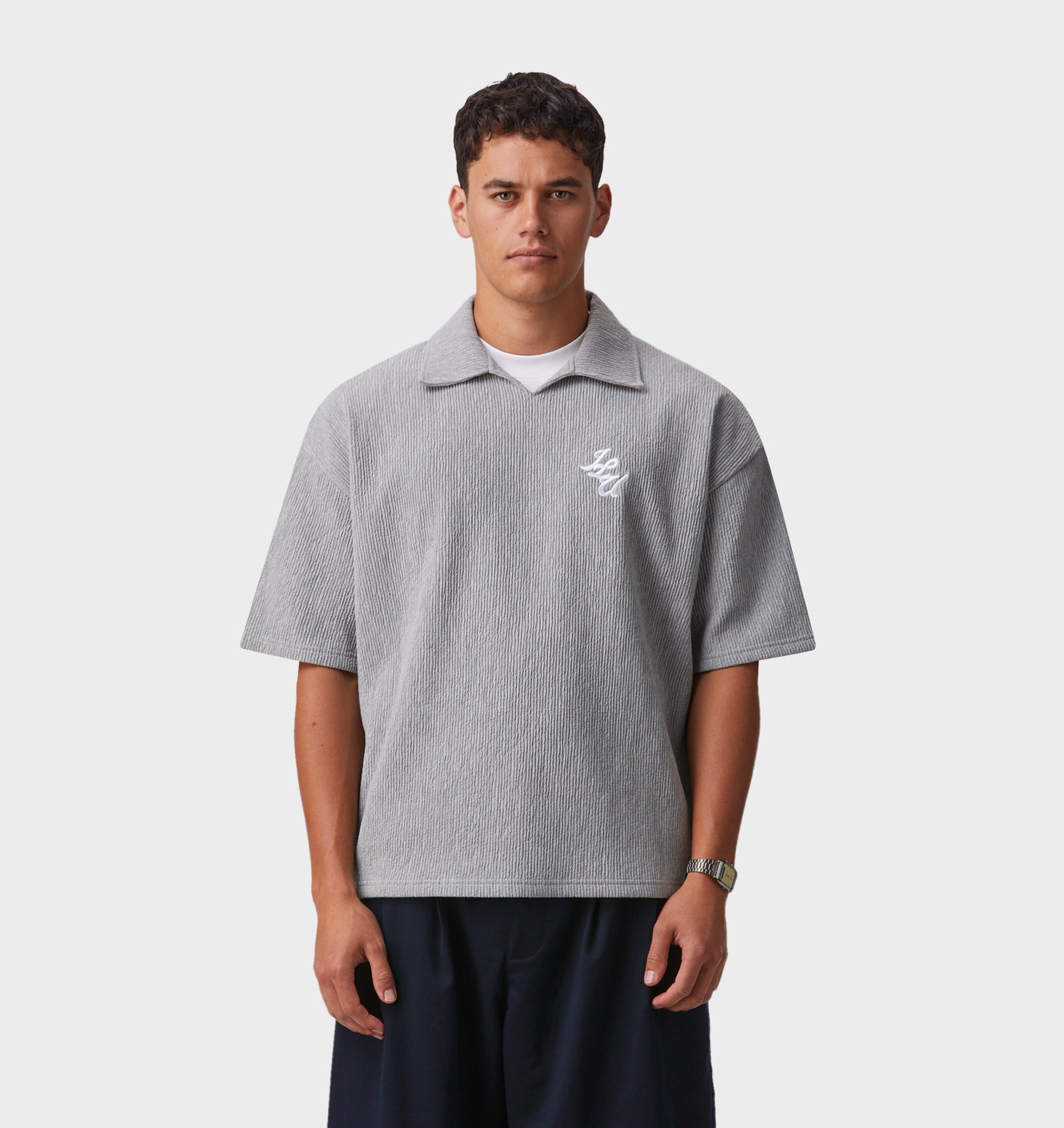 Jose SS Polo - Vintage Grey