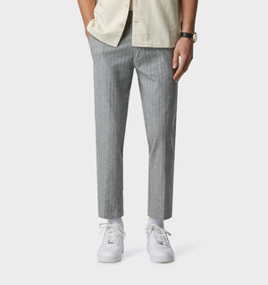 Slim Kobe Pant - Regular - Grey Herringbone