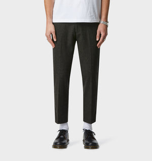 Slim Kobe Pant - Regular - Dark Olive Wool