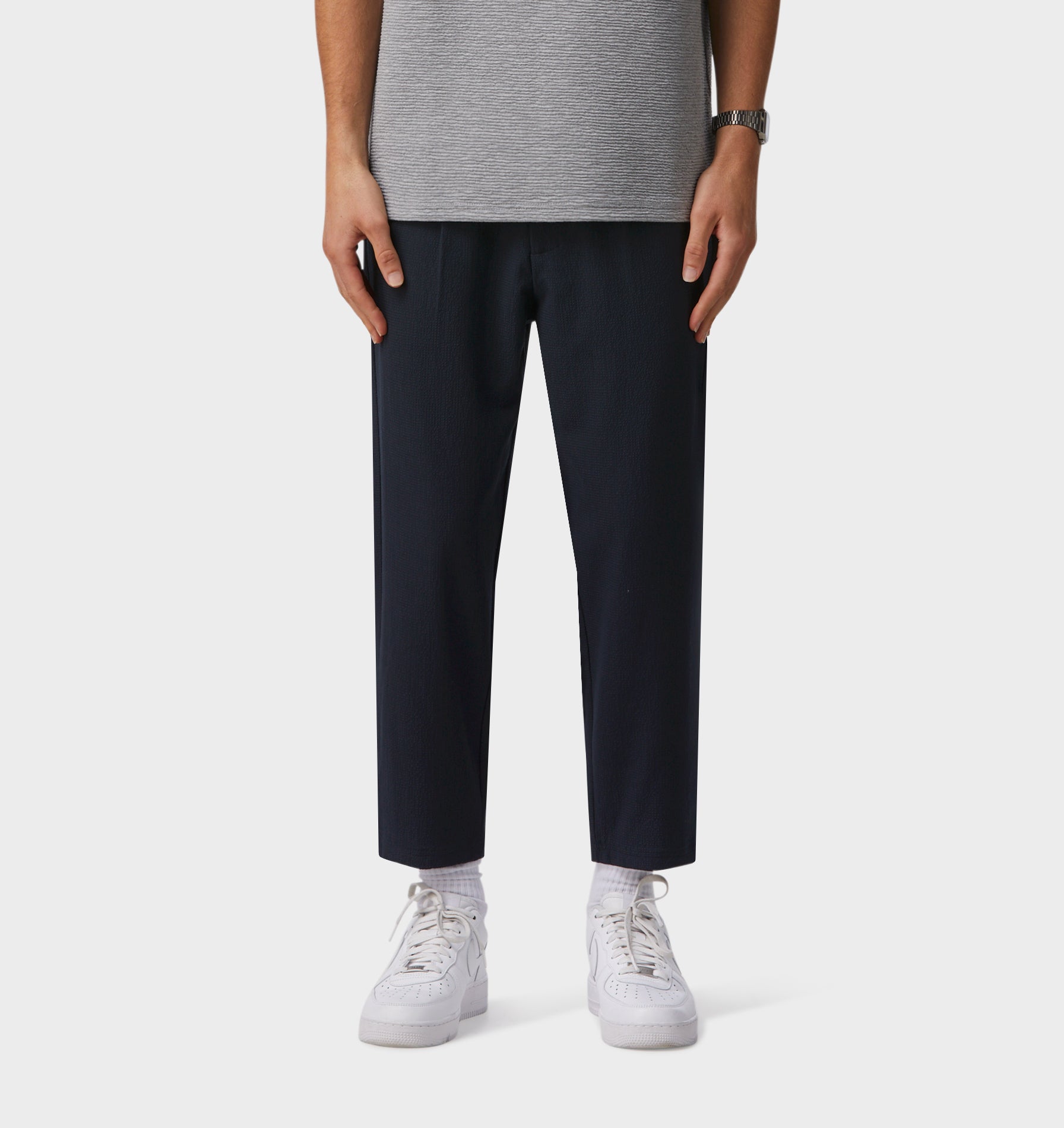 Seersucker Kobe Pant - Navy