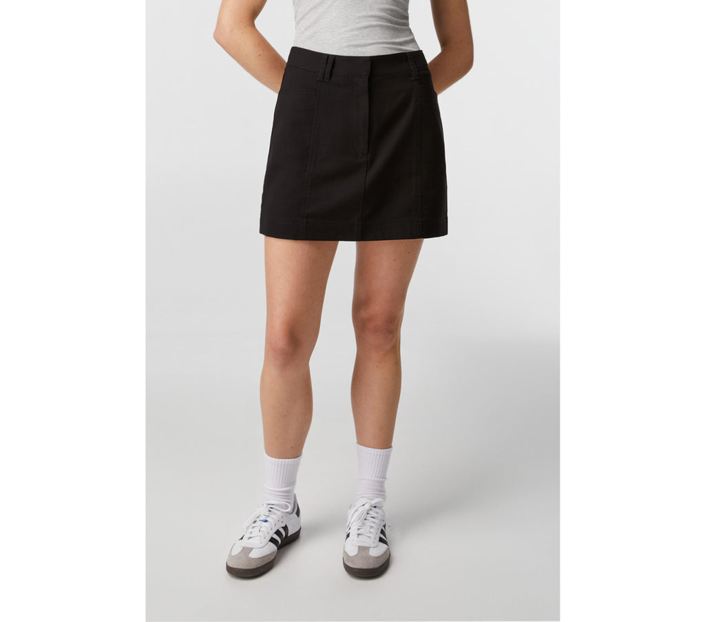 Black a line skirt nz sale