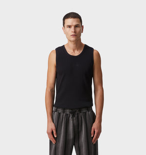 Ribbed Tank Top - Black