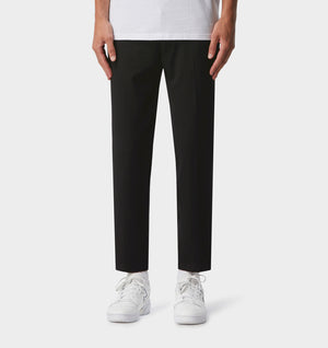 Seersucker Slim Kobe Pant - Black