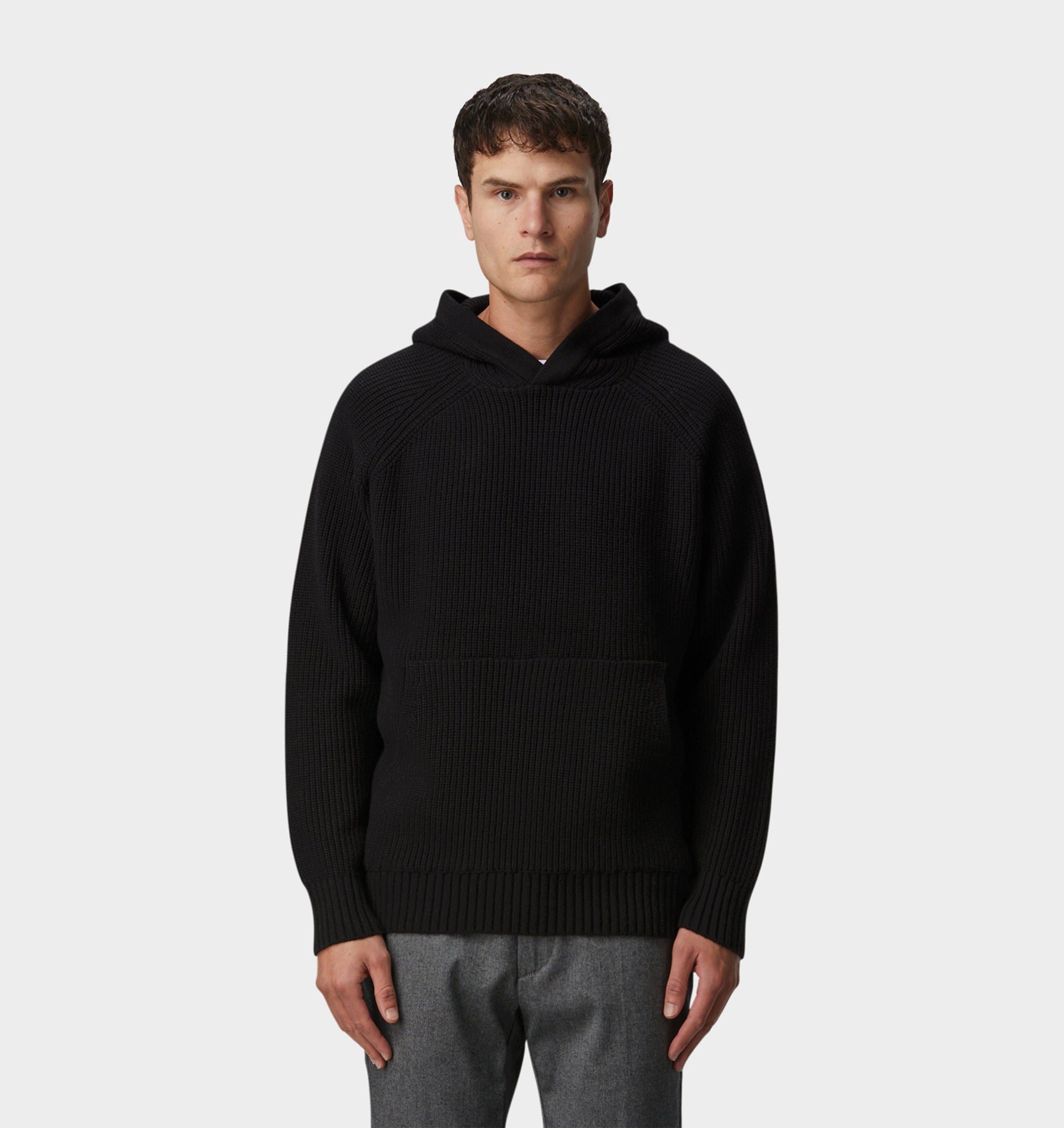 Waltz Knit Hood - Black