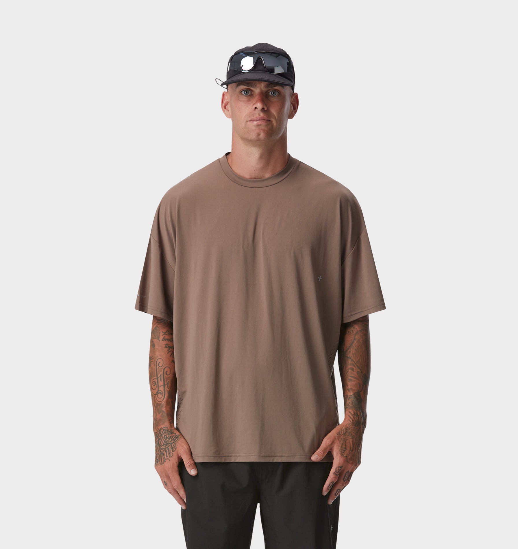 Active Box Tee - Mocha