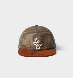 Luca Wool Cap - Beige/Brown Check