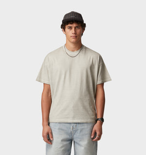 Distressed Lewi Tee - Mushroom