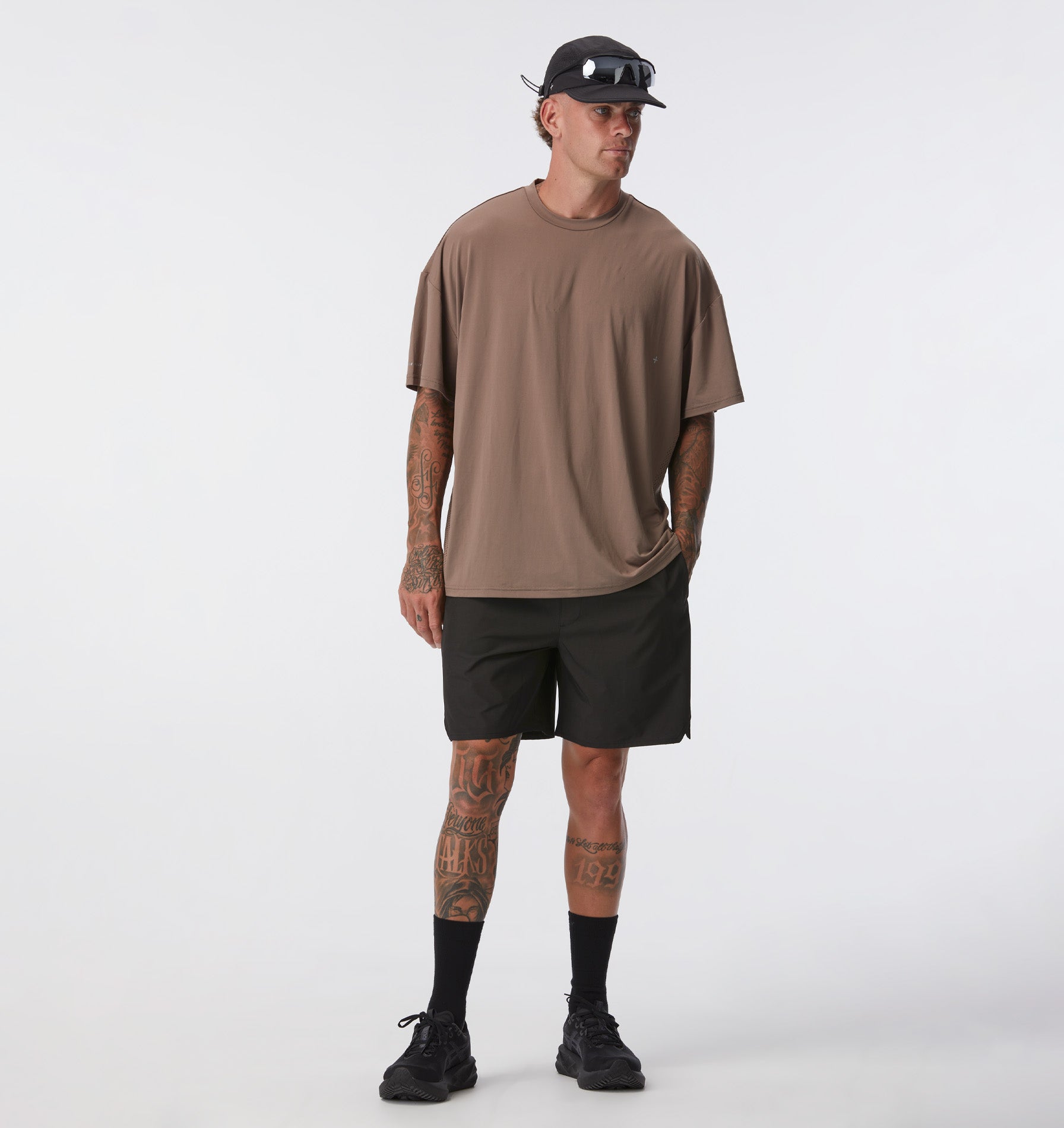 Active Box Tee - Mocha