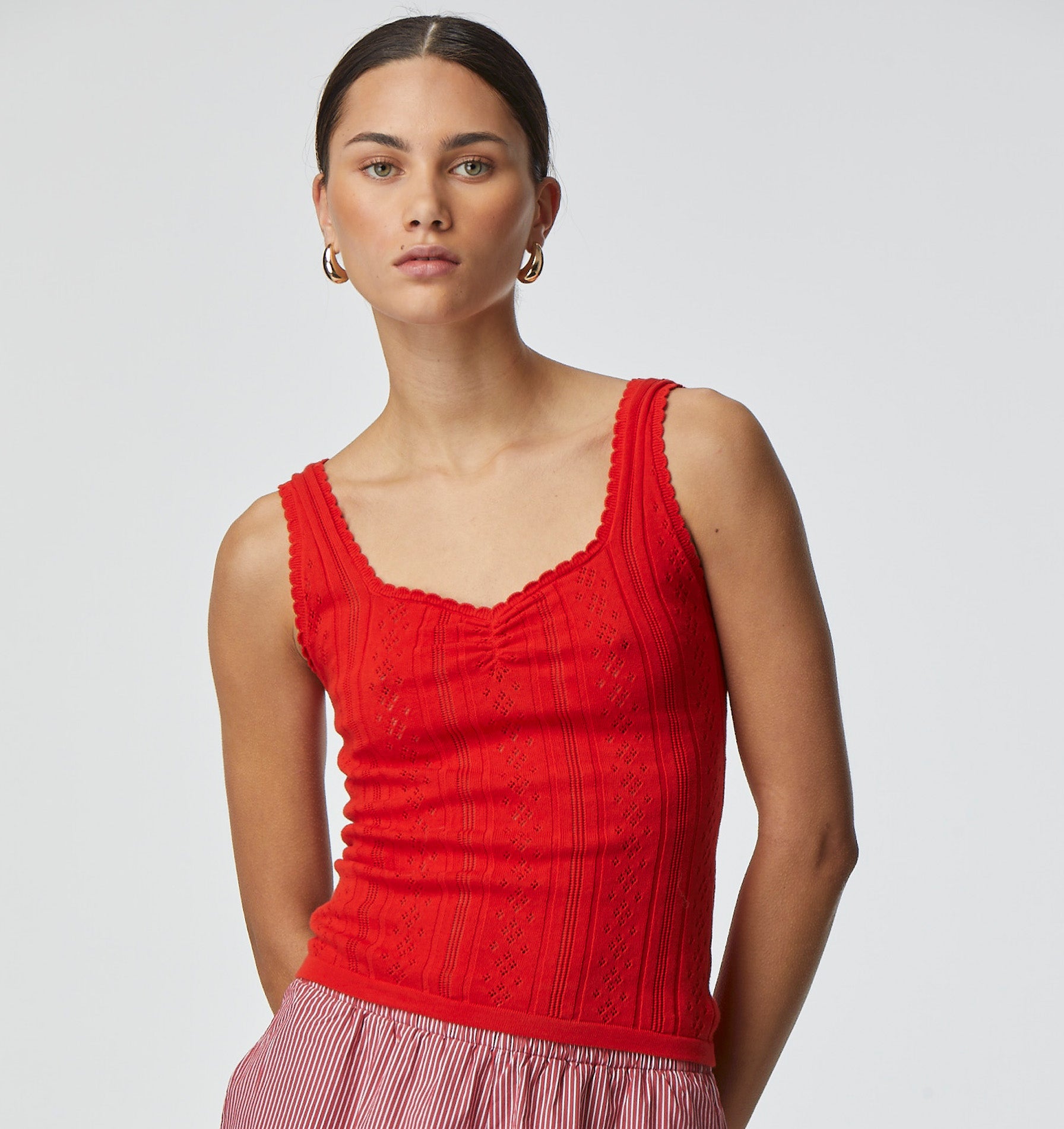 Sawyer Knit Top - Red