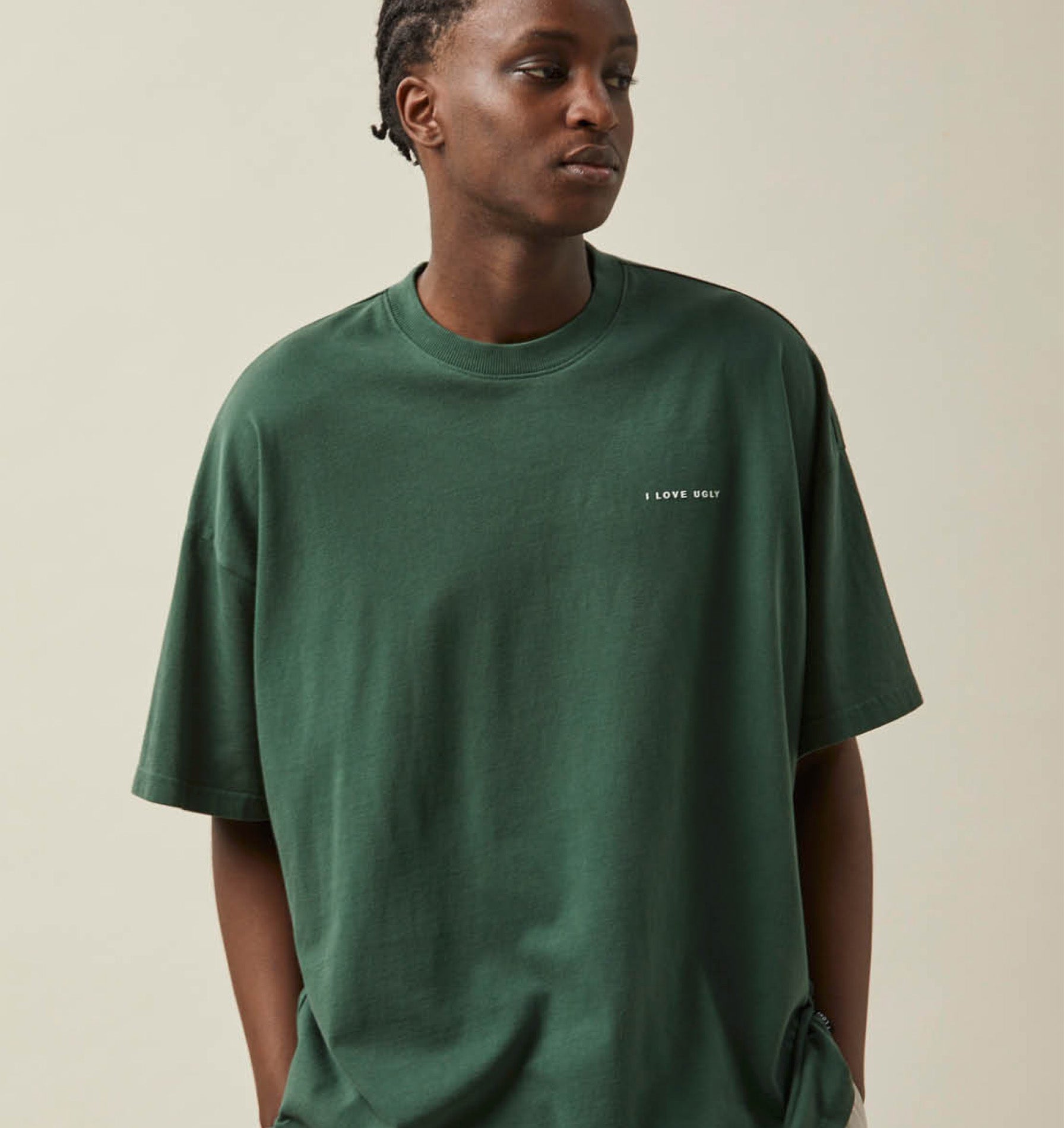 Box Tee - Forest Green