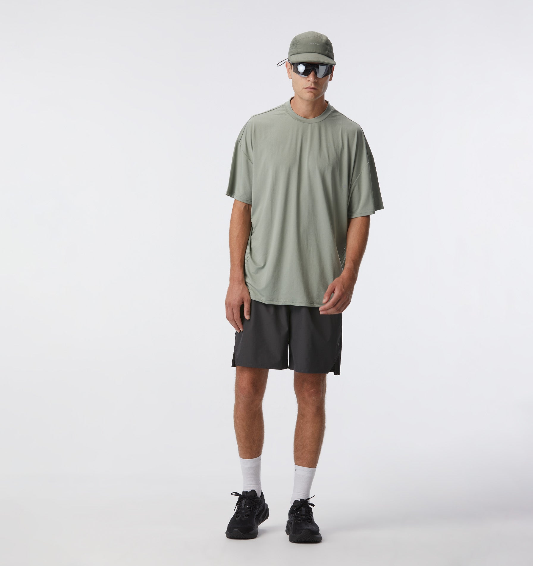 Active Box Tee - Foam Grey