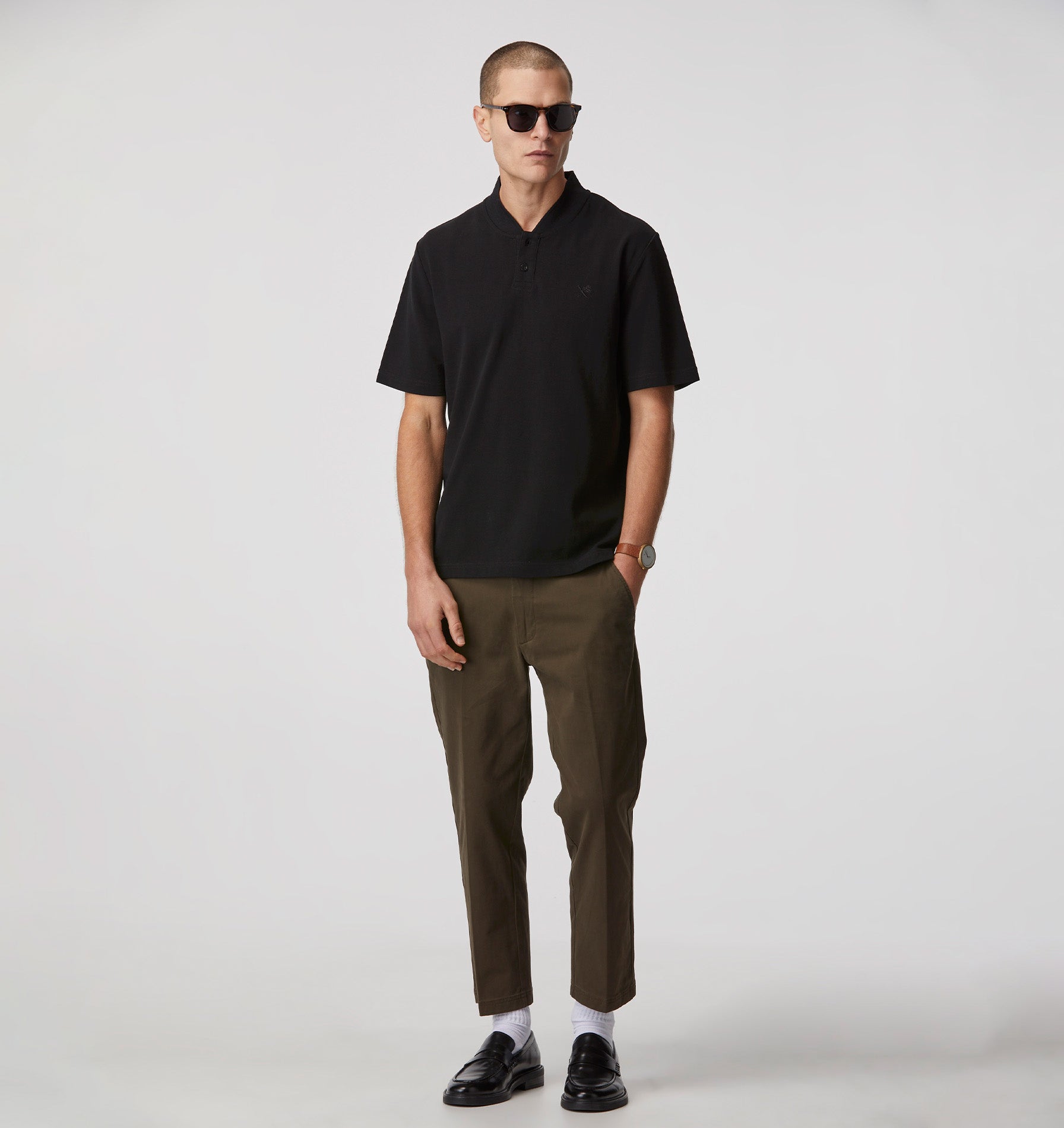 Paden SS Polo Shirt - Black