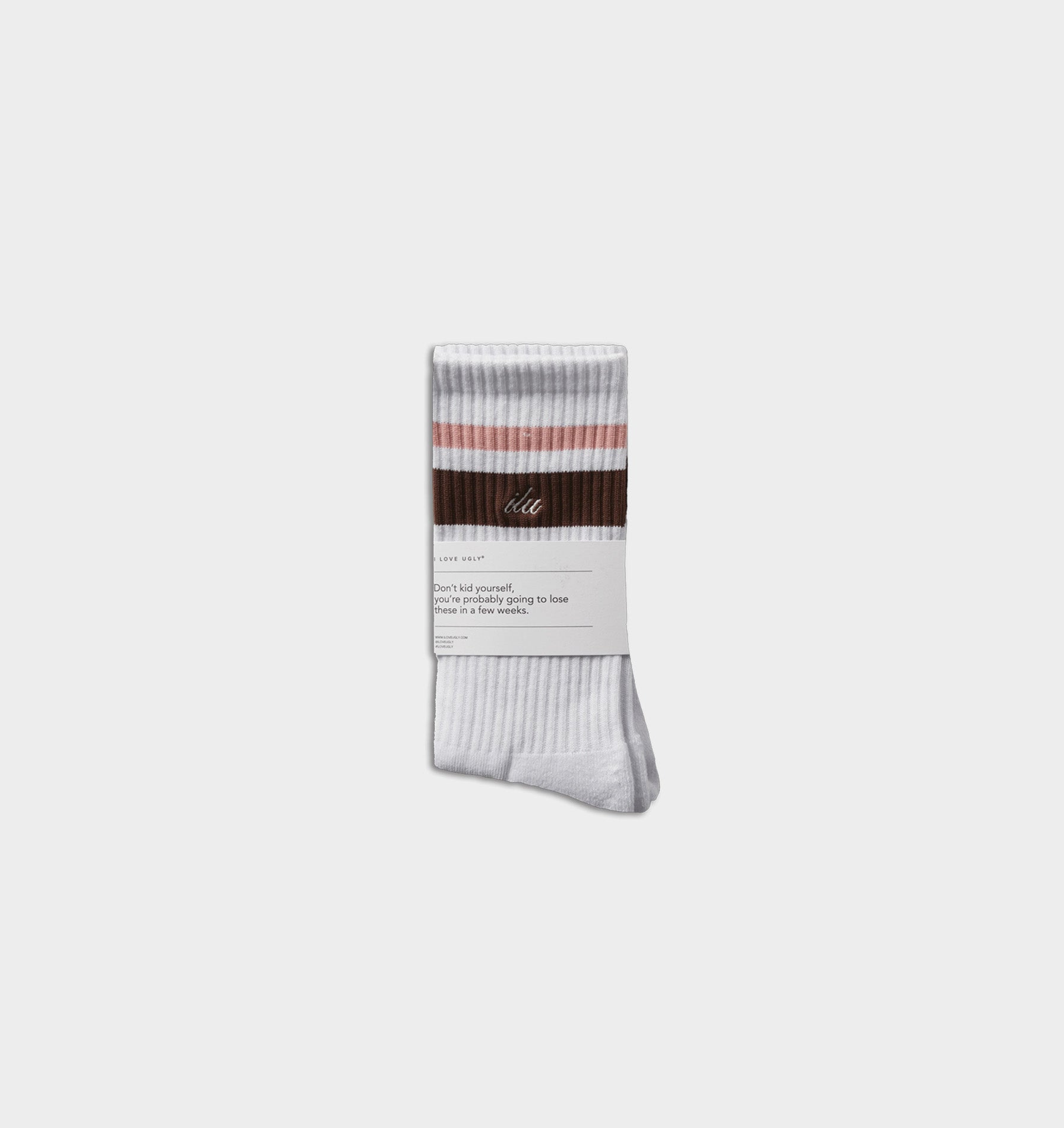 Tottenham Sock - White/Pink