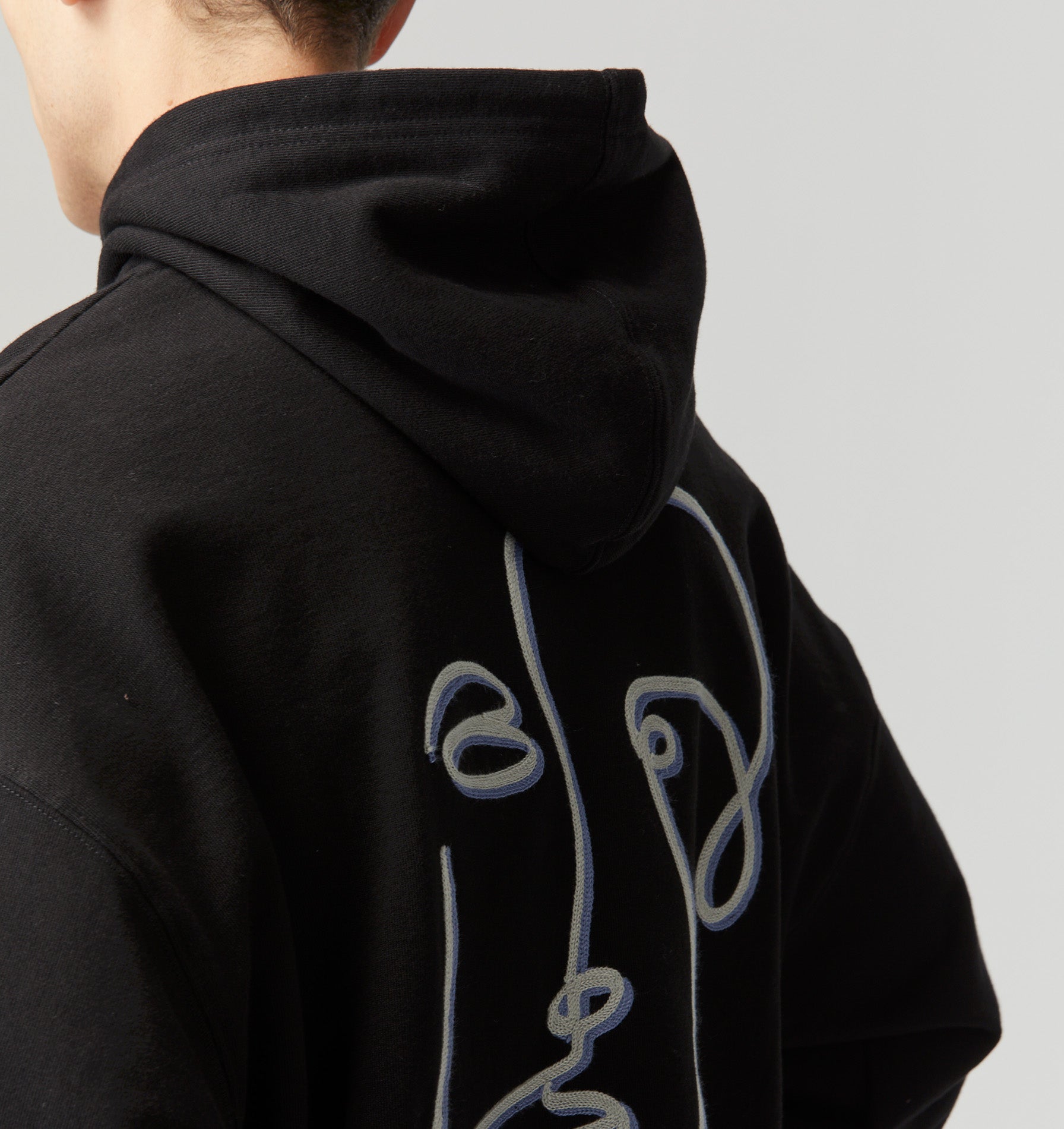 Abstract Box Hood - Black