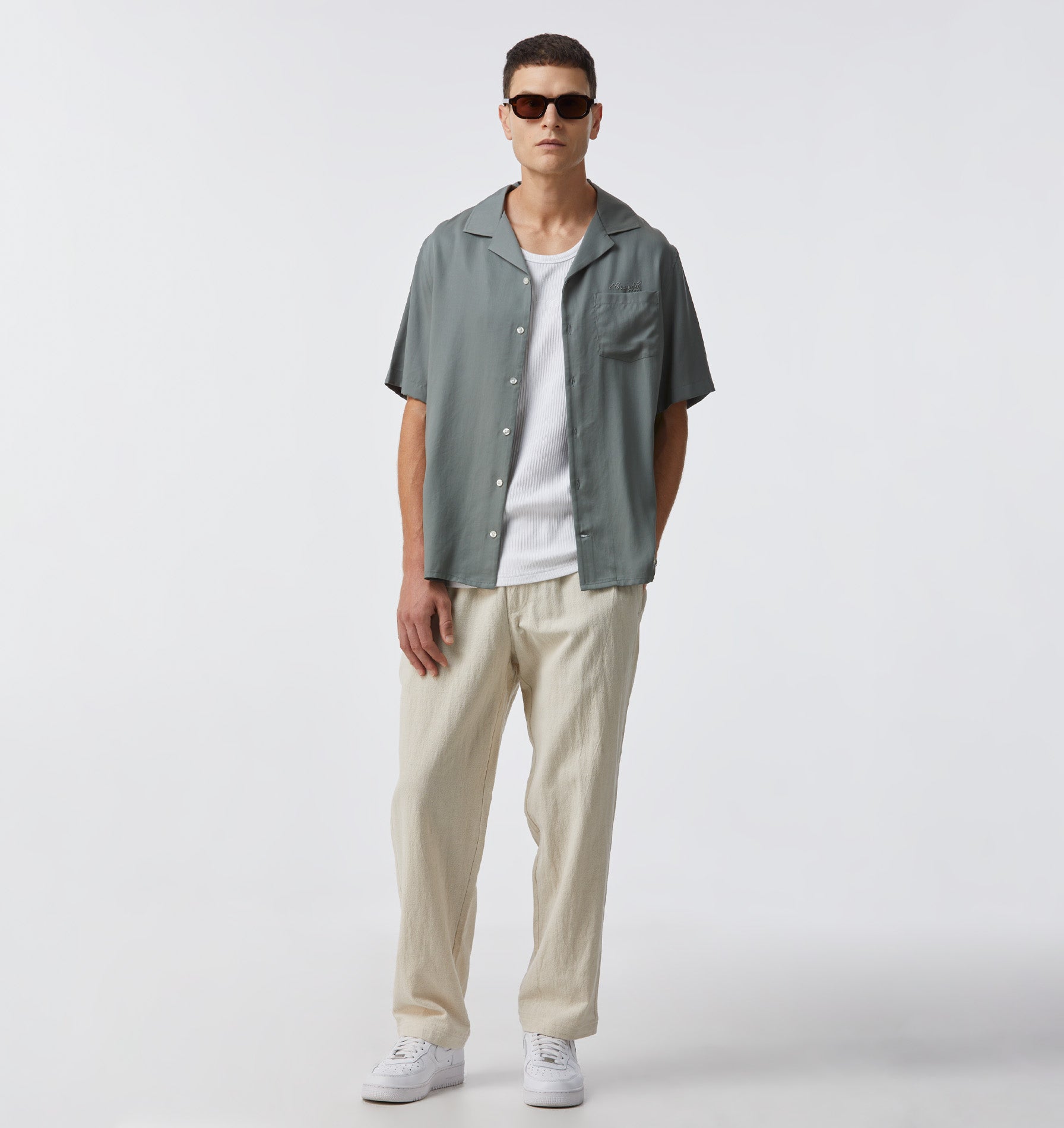 Cooper Linen Pant - Bone