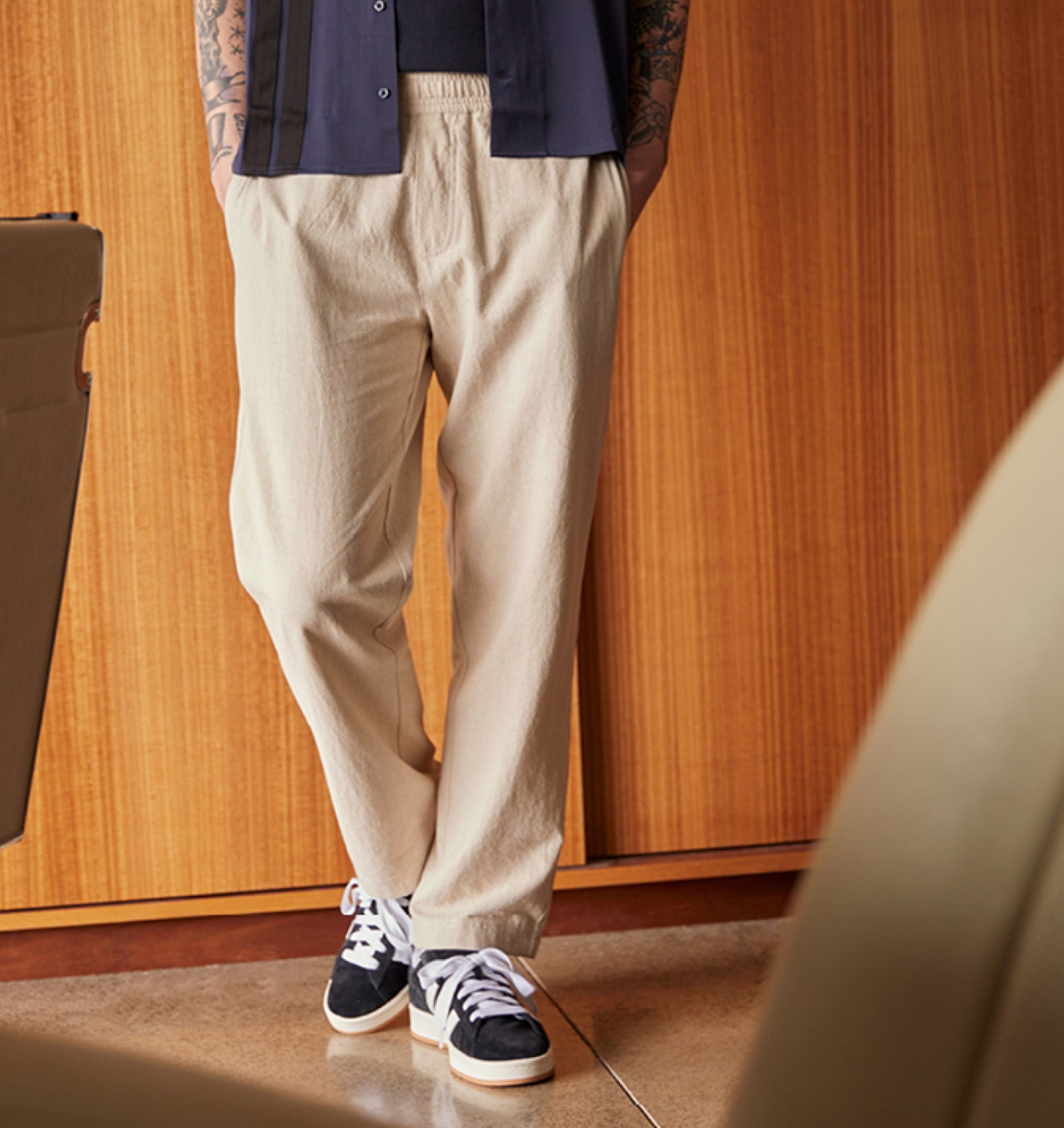 Cooper Linen Pant - Bone