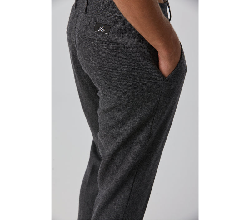 Slim Kobe Pant - Charcoal Wool – I Love Ugly NZ