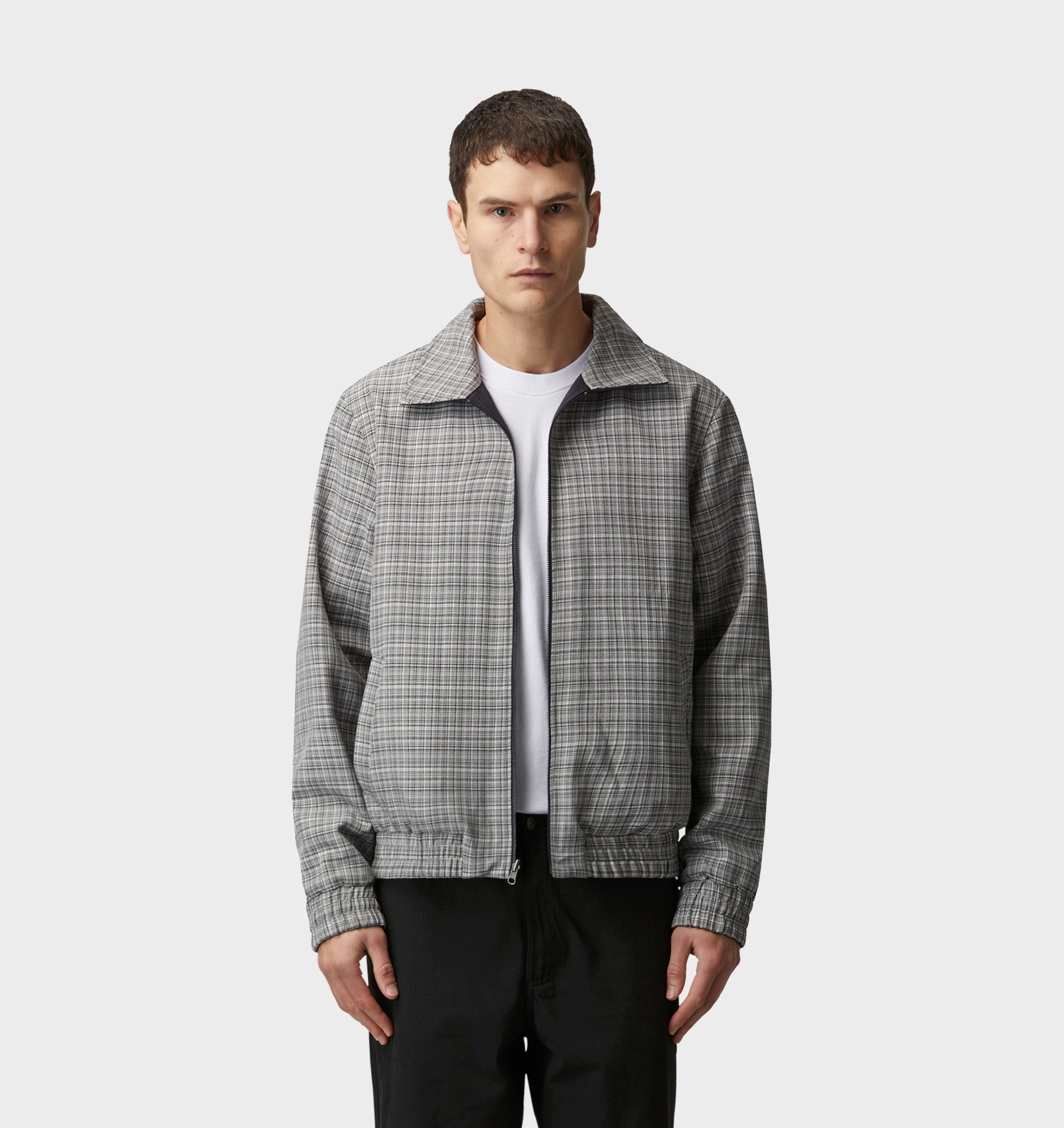 Reversible Emerson Jacket - Navy/Grey Check