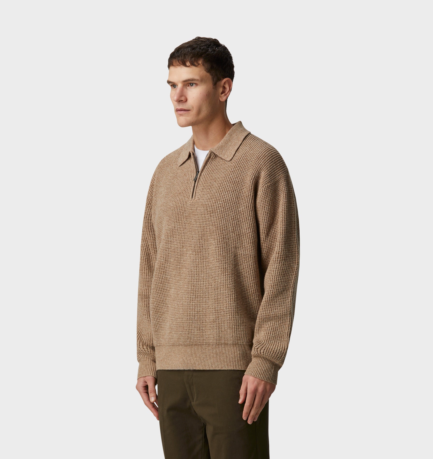 Mario Knit Sweater - Taupe