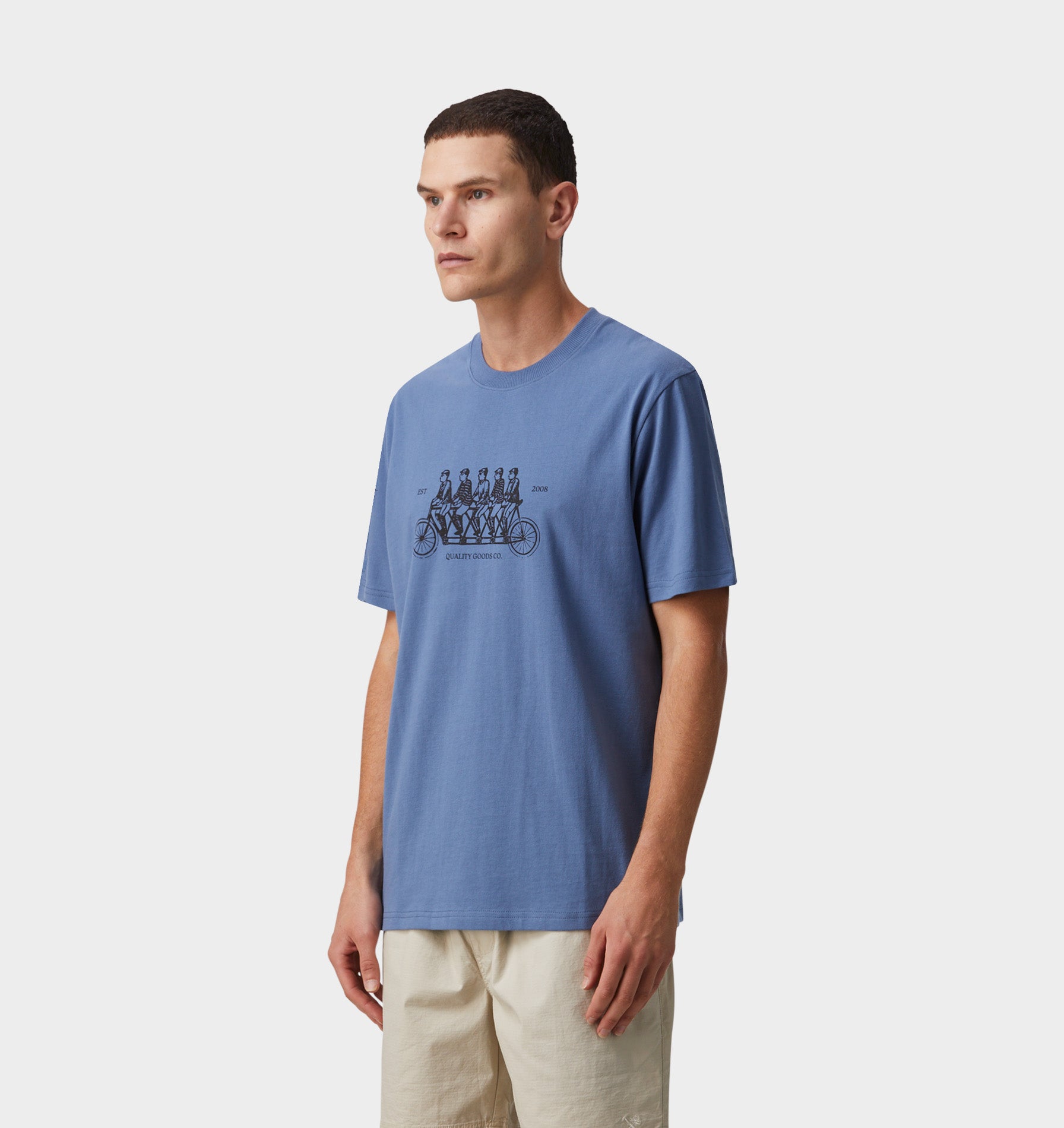 Tandem Chester Tee - Stone Blue