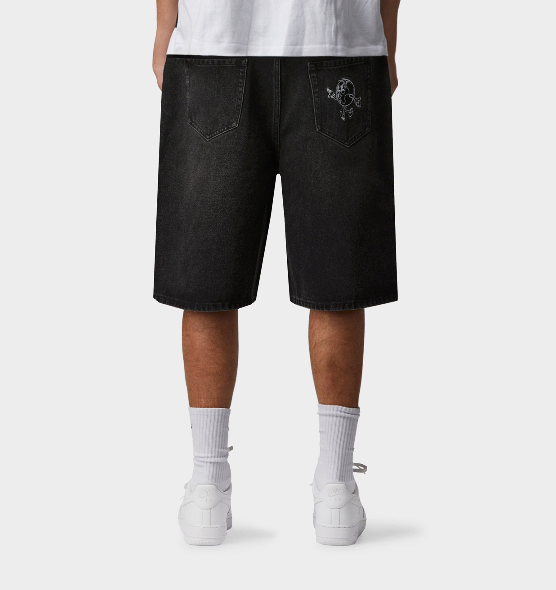 Wyatt Denim Short - Washed Black