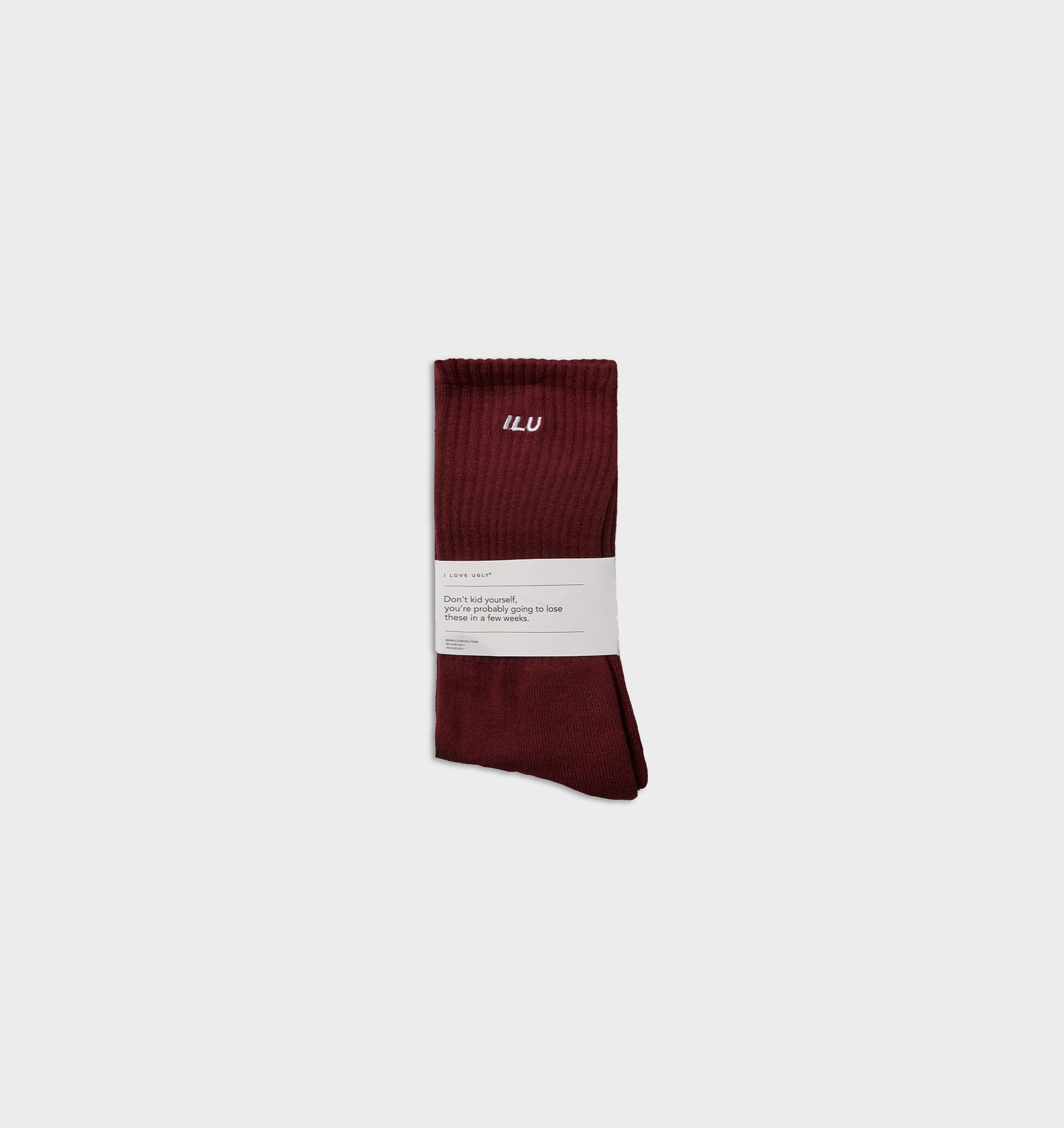 Basic Sock - Burgundy