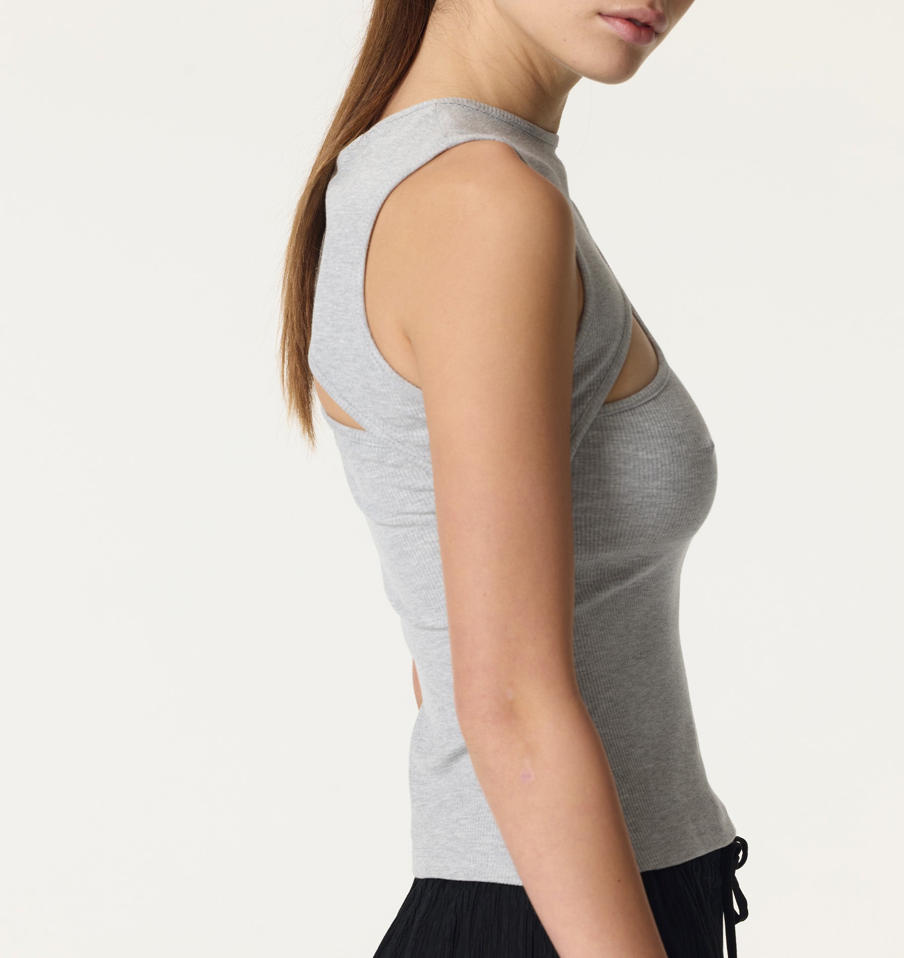 Mila Tank - Grey Marle