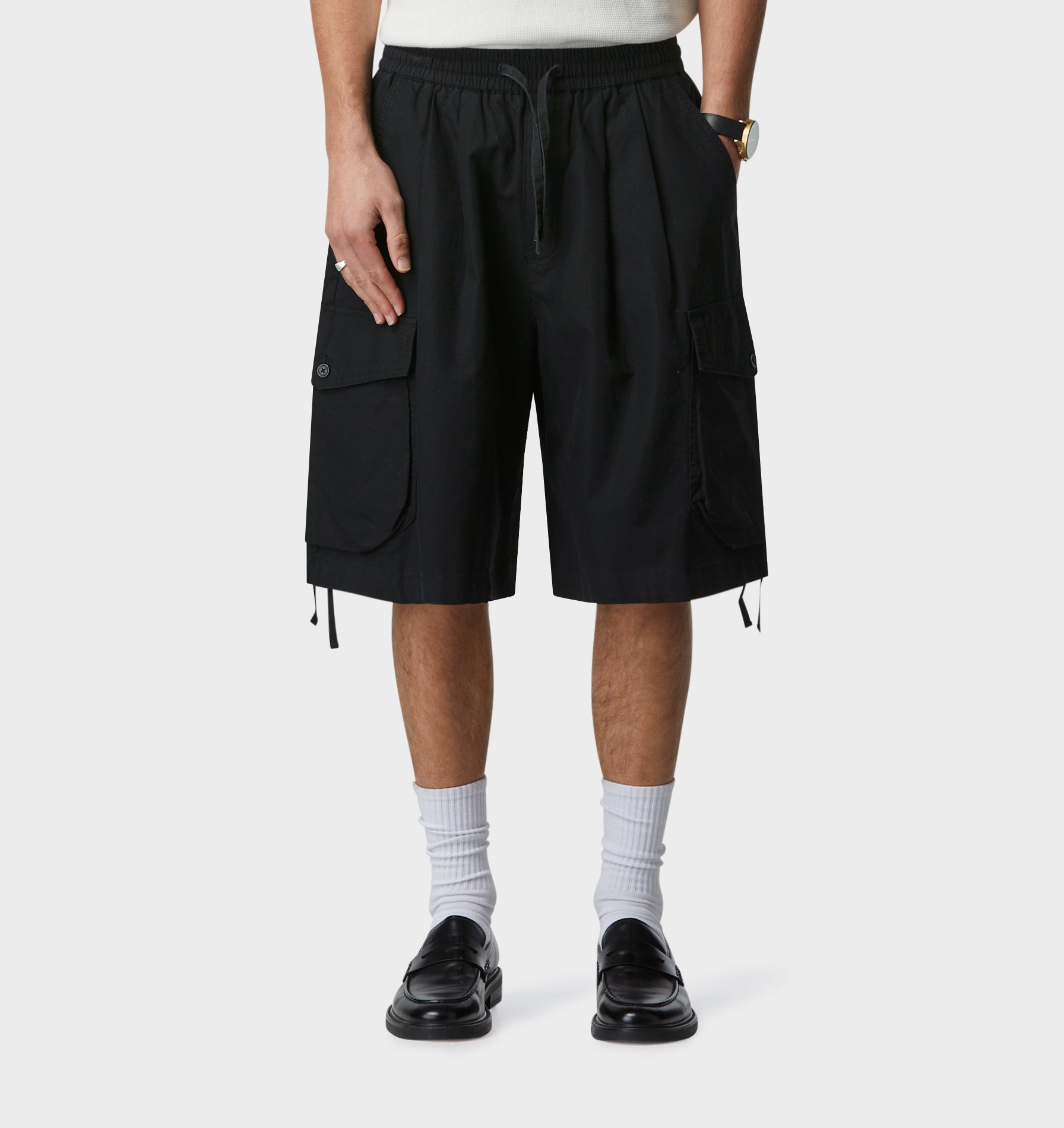 Leighton Cargo Short - Black