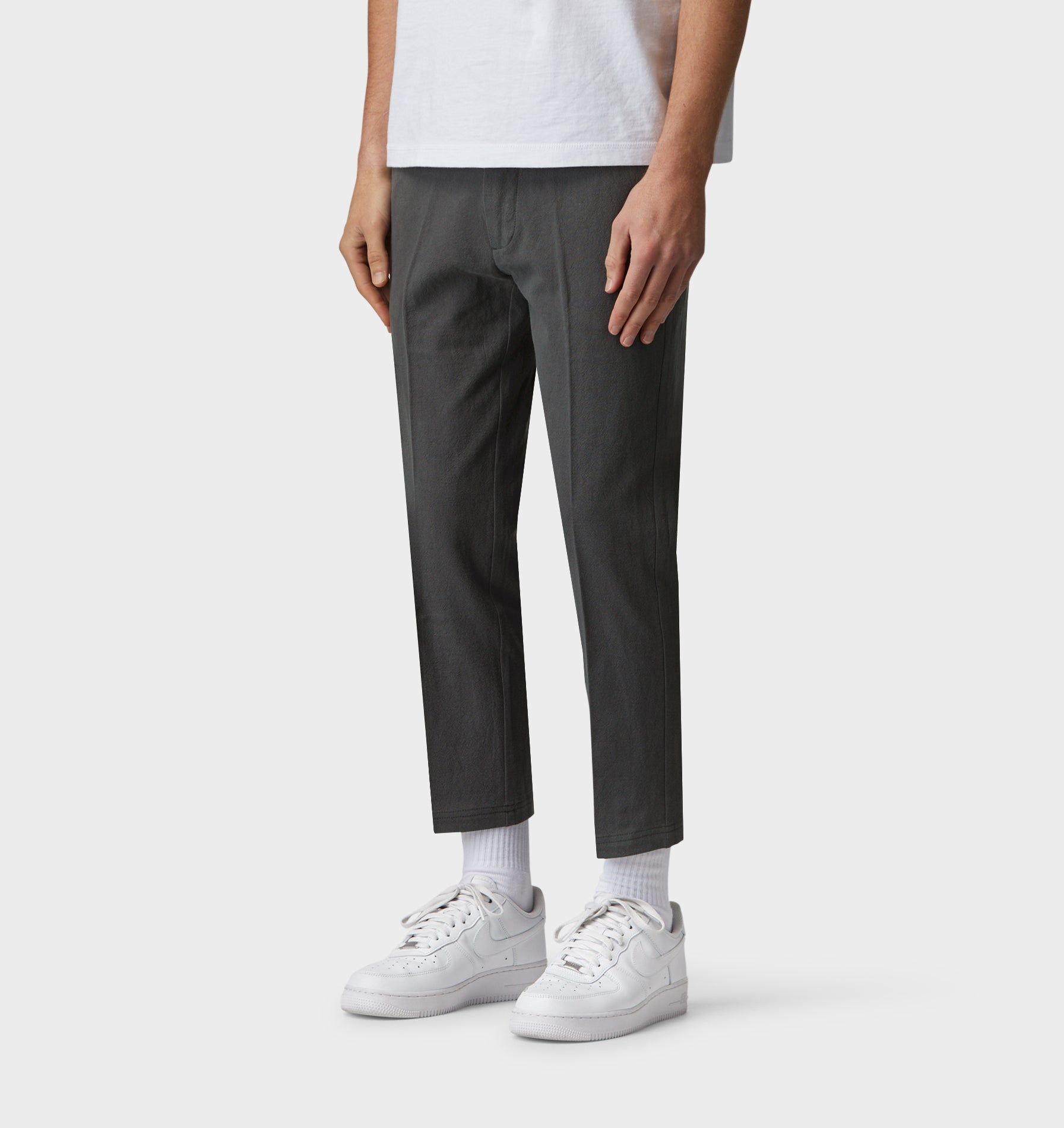 Linen Slim Kobe Pant - Regular - Washed Black