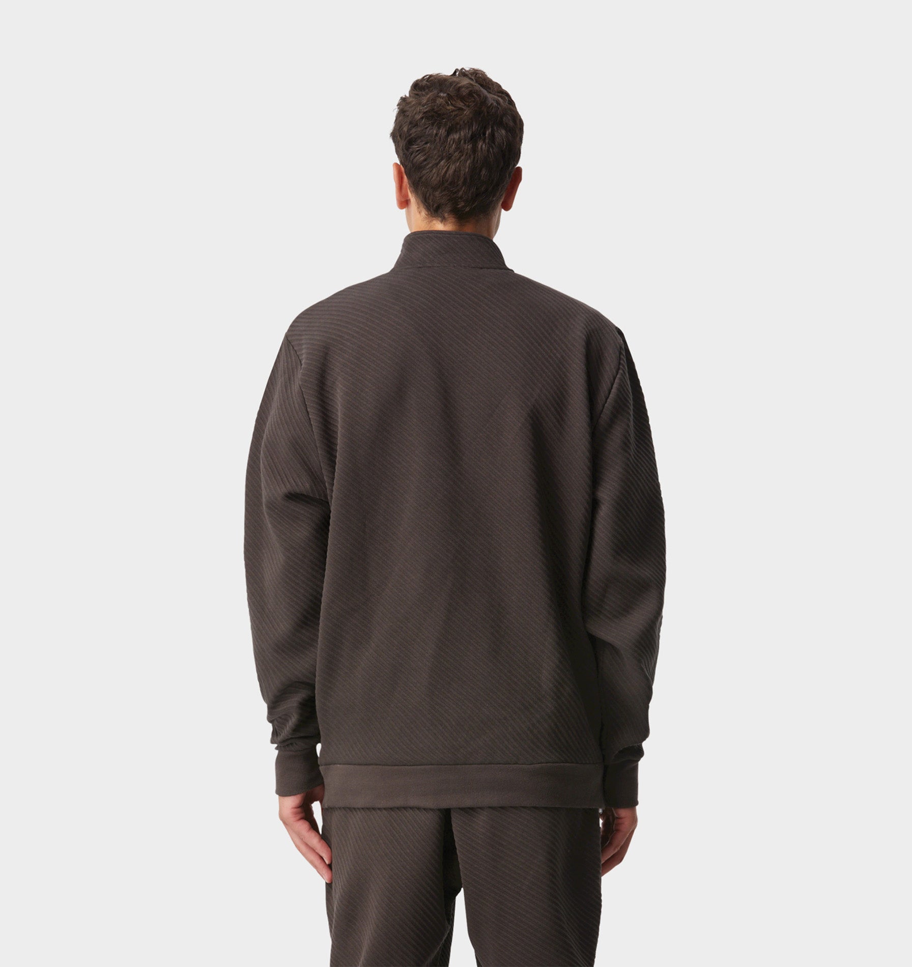 Textured Tottenham Pullover - Espresso