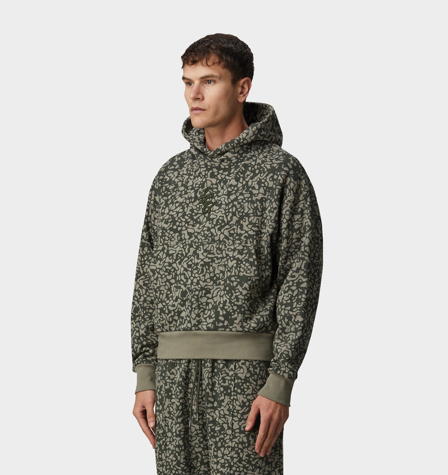 Enzo Cropped Hood - Urban Moss