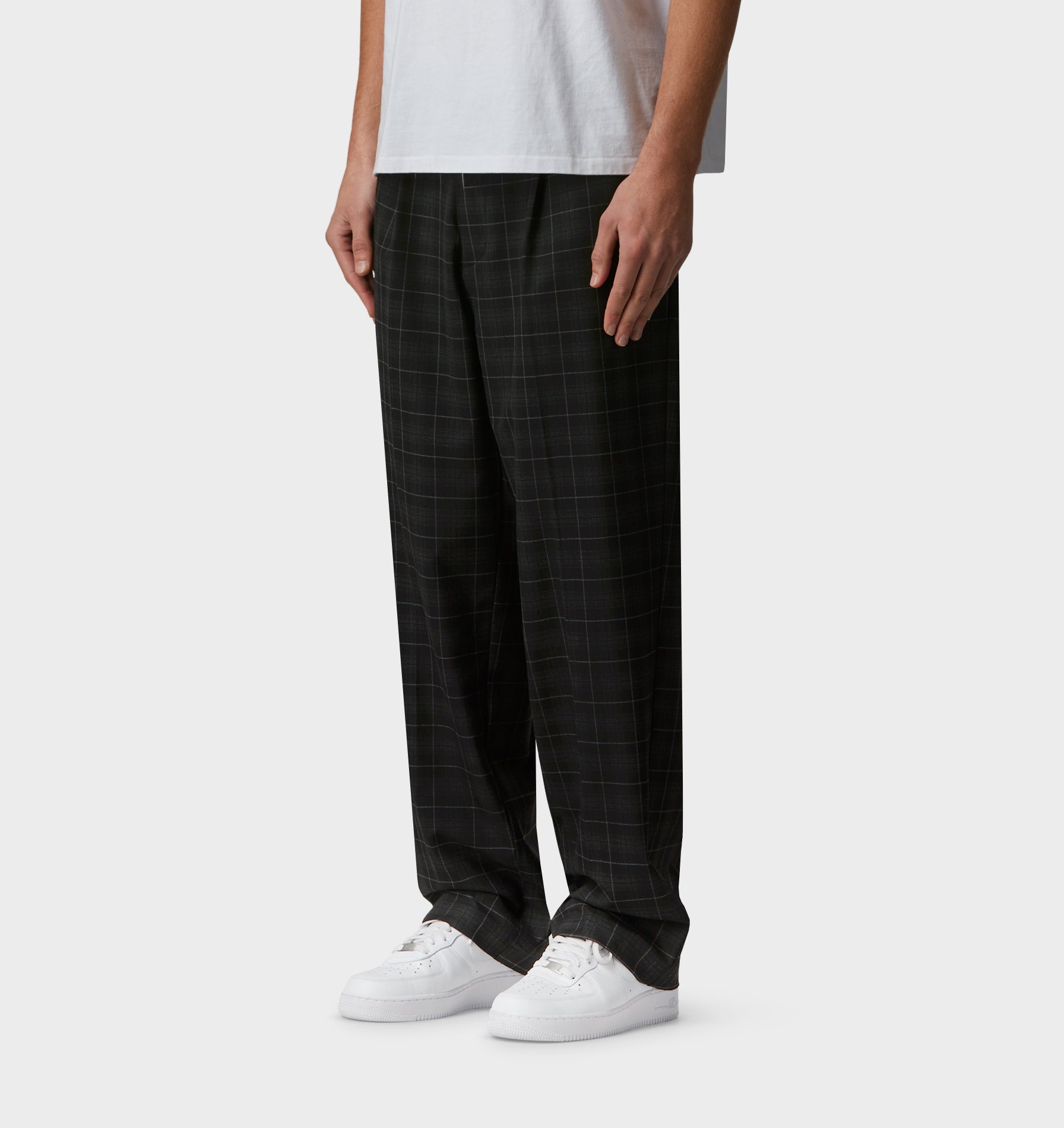 Winston Pant - Black Plaid Check