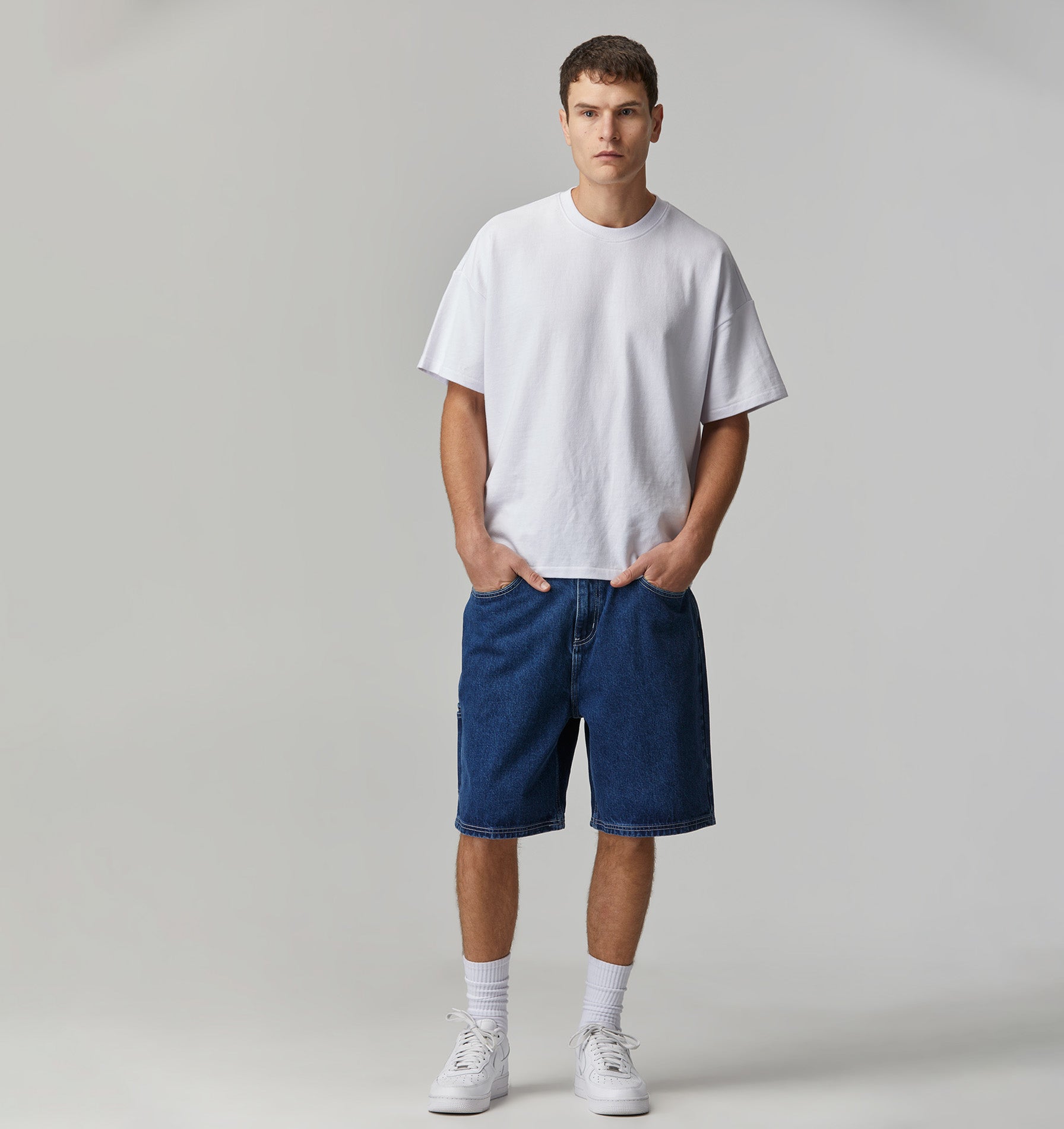 Clean Carpenter Short - Indigo