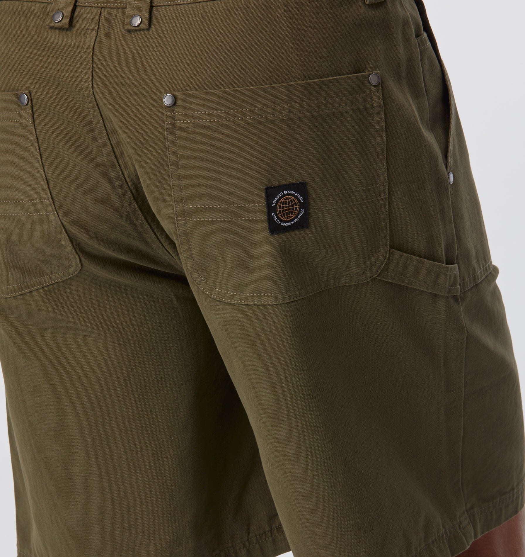 Canvas Workers Short - Khaki