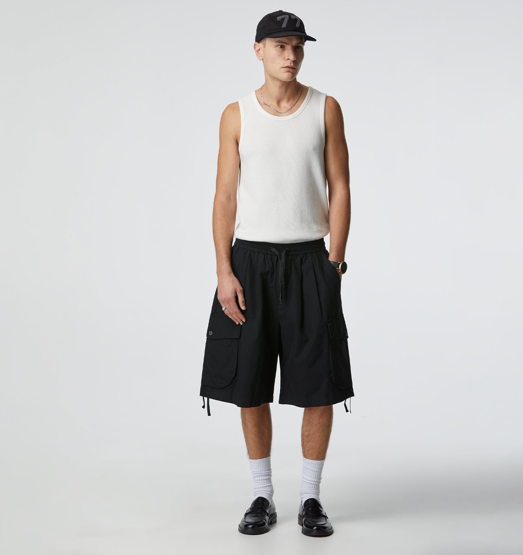 Leighton Cargo Short - Black