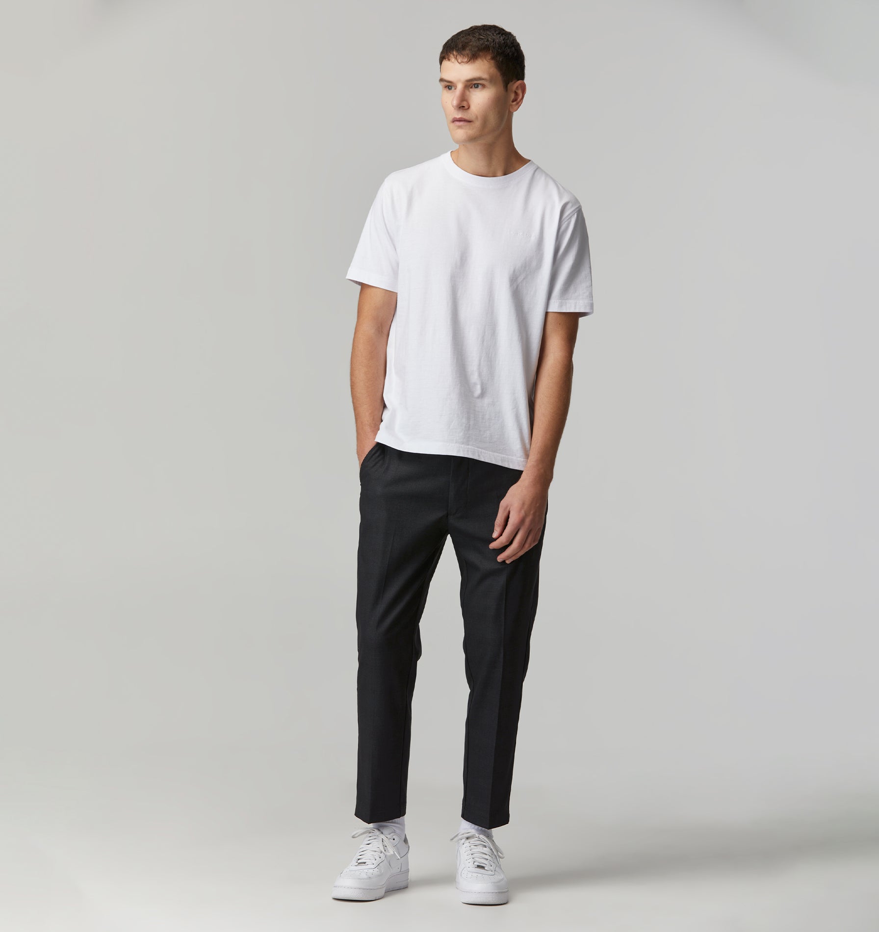 Slim Kobe Pant - Charcoal Mini Check