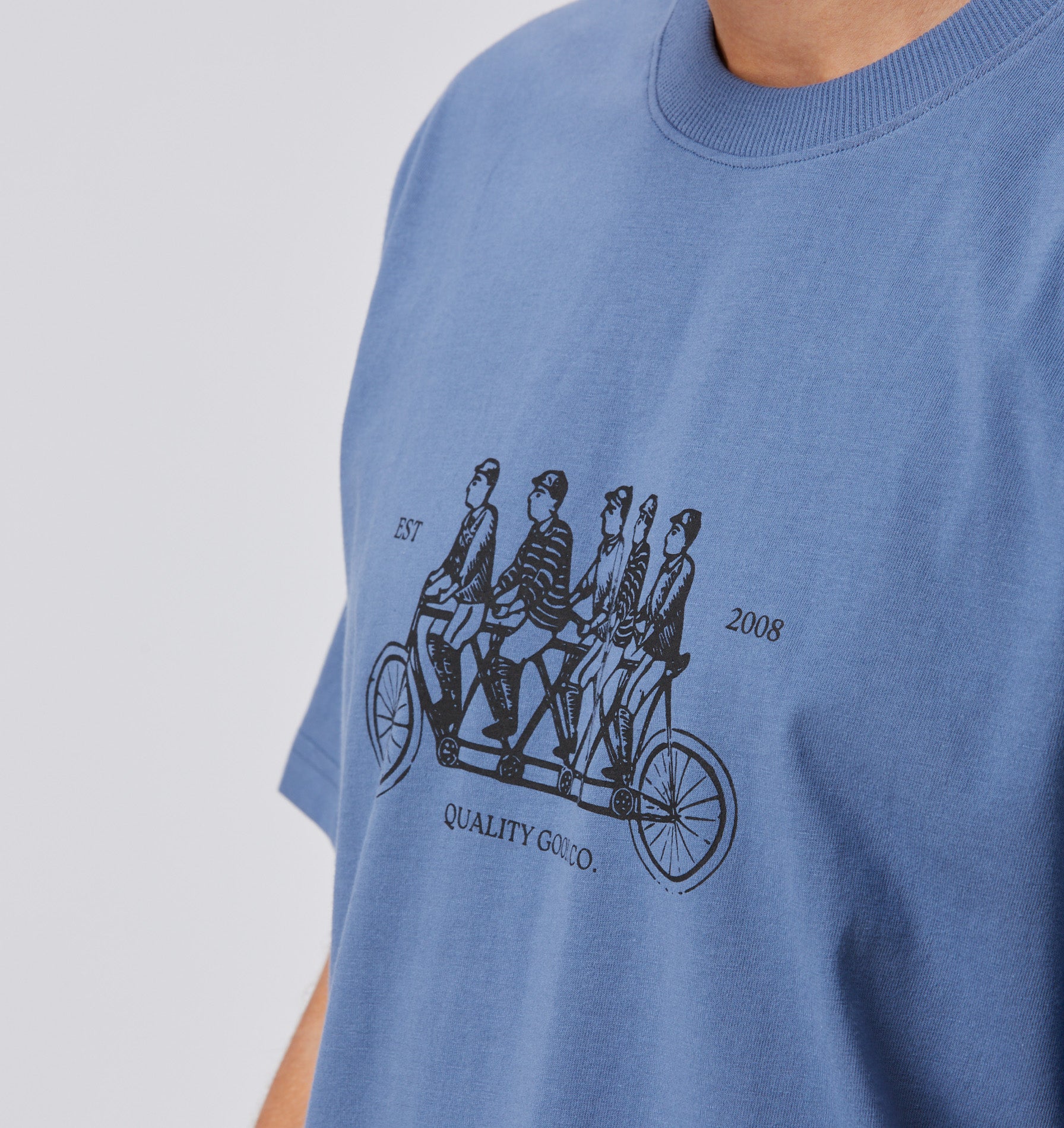 Tandem Chester Tee - Stone Blue