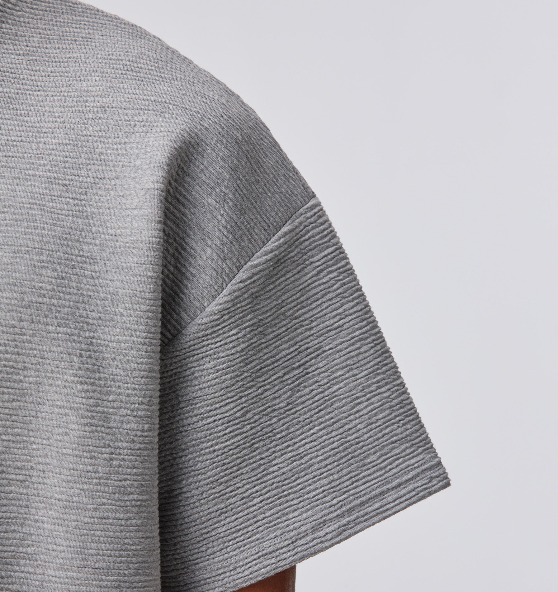 Ridged Lewi Tee - Vintage Grey