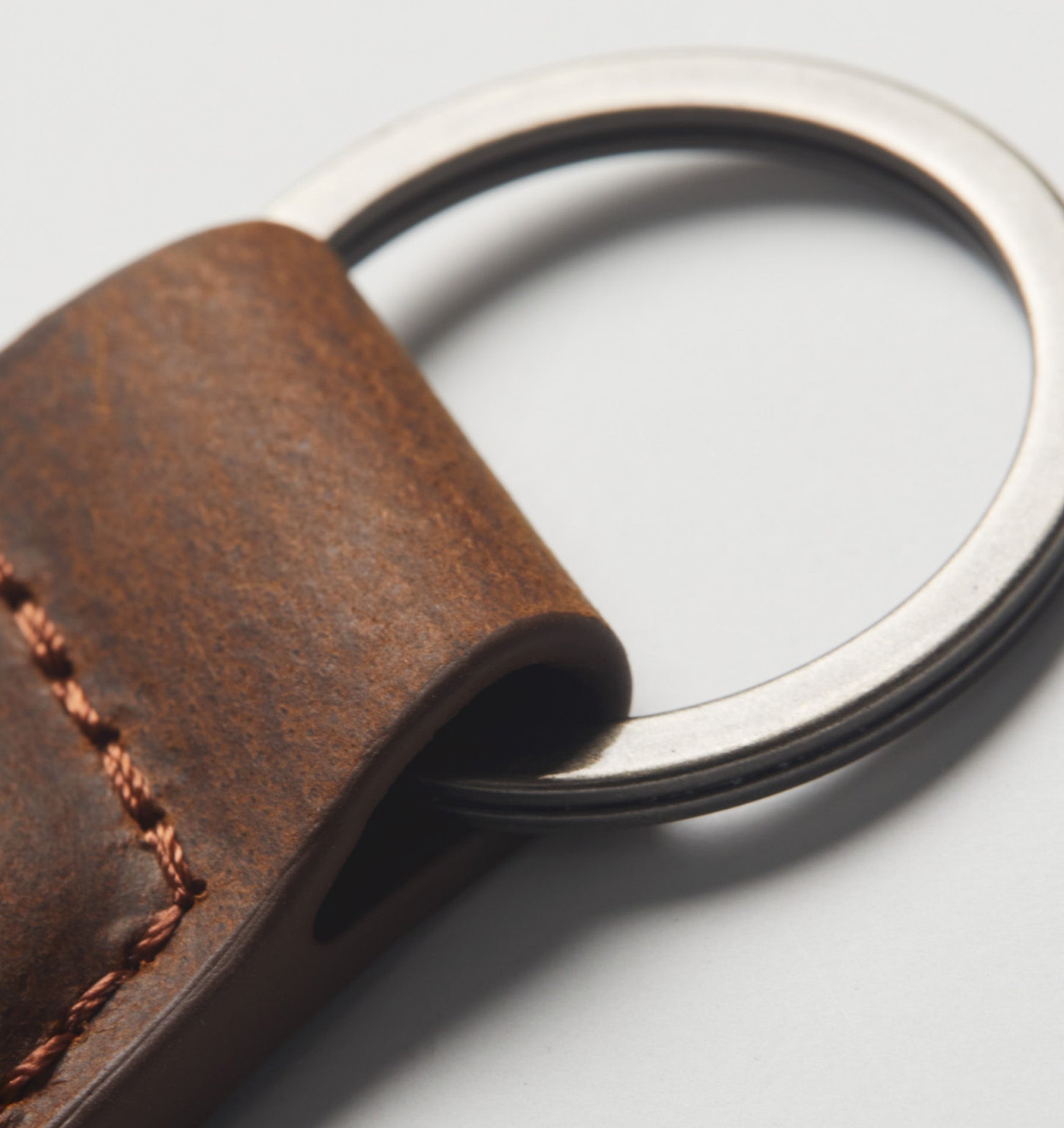 Leather Key Fob - Espresso