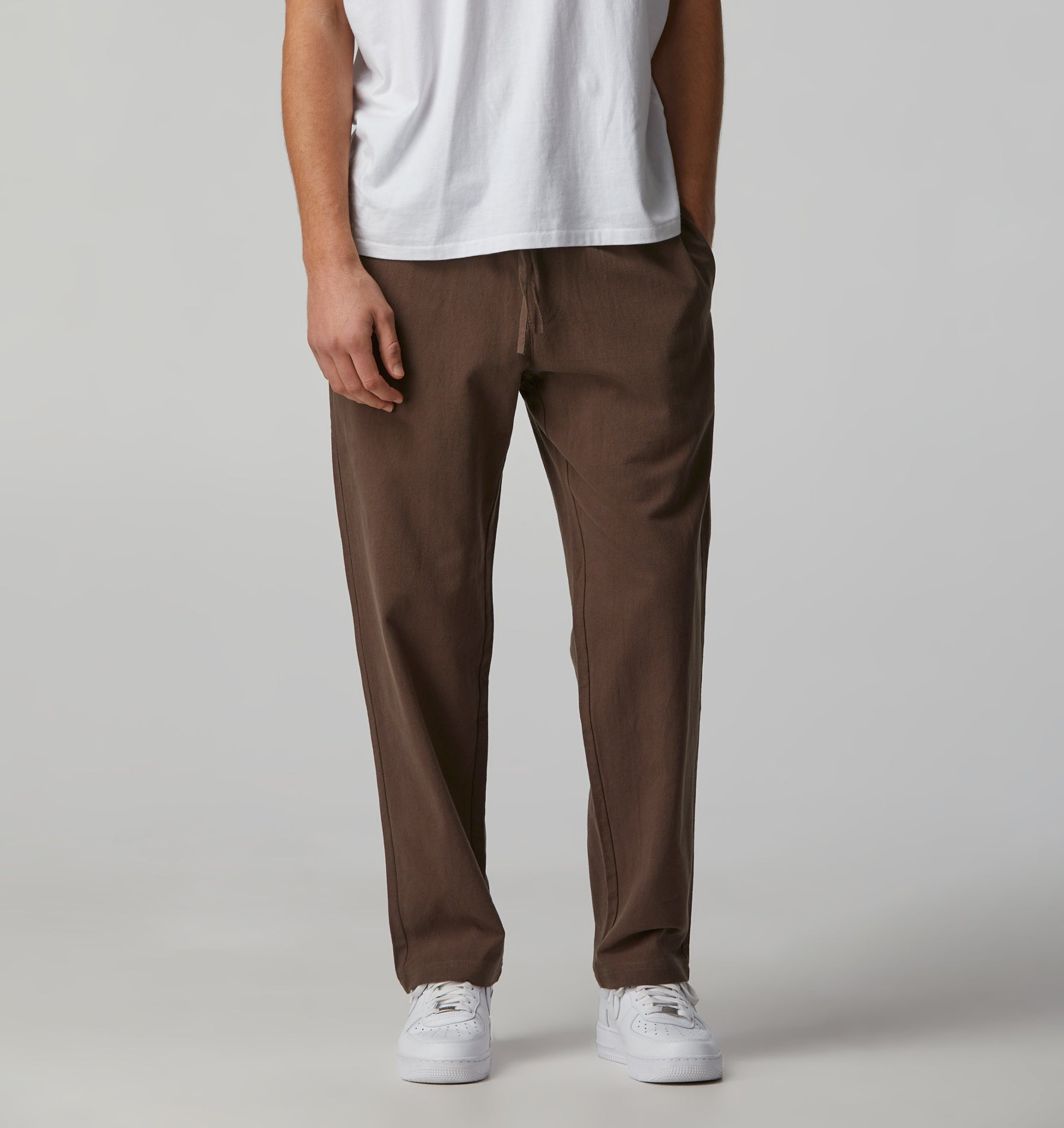 Cooper Linen Pant - Light Brown