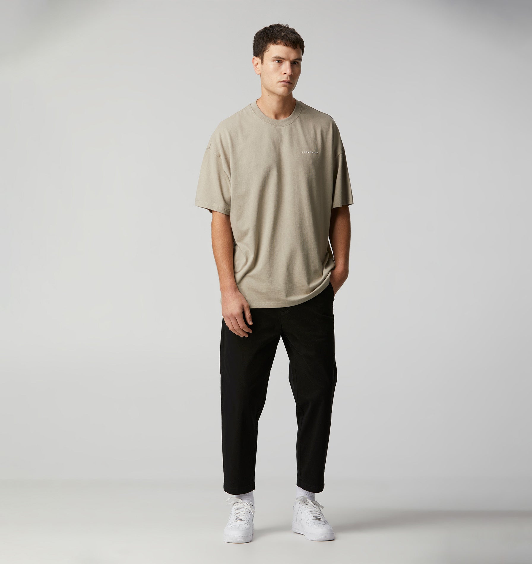 Box Tee - Taupe