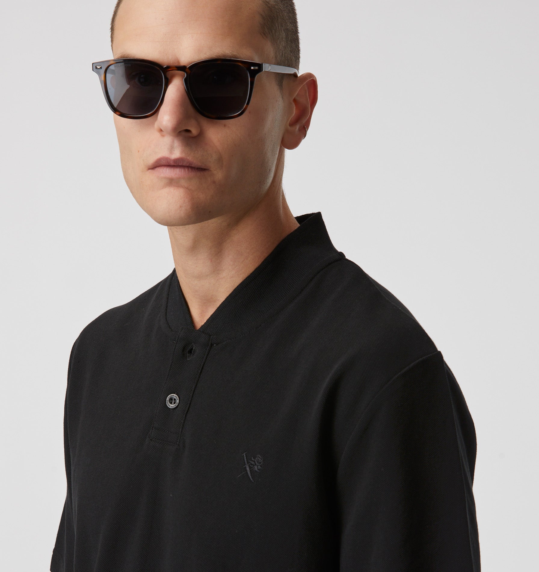 Paden SS Polo Shirt - Black